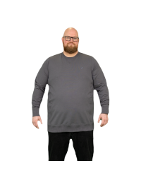 Alca Heren Crew Neck Sweater Castle Rock Grey 5XL-B