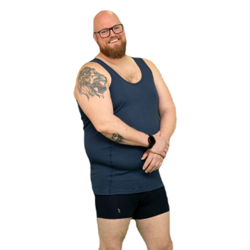 Alca Classic 2-Pck Men Singlet Navy 7XL