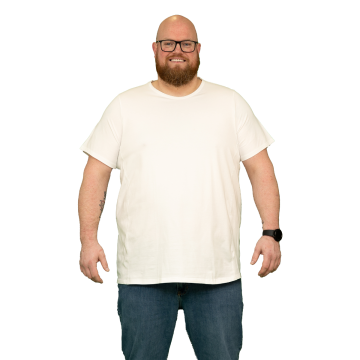 Alca Easy-Going 1-Pck Men T-Shirt O-Neck White 4XL