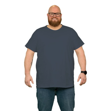 Alca Easy-Going 1-Pck Men T-Shirt O-Neck Provincial Blue 4XL