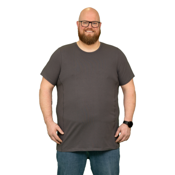 Alca Easy-Going 1-Pck Men T-Shirt O-Neck Dark Grey 4XL