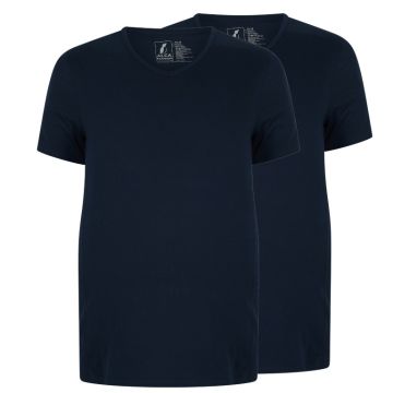 Alca Easy-Going 2-Pck Men T-Shirt V-Neck Navy XXL