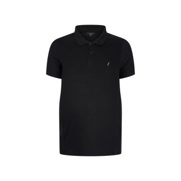 Alca Stylish 1-Pck Men Polo Shirt Extra Long Black XXL